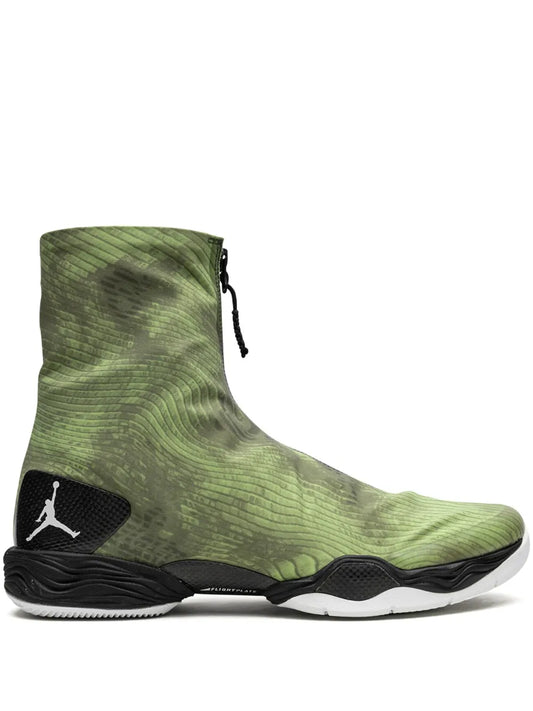 Air Jordan 28 Green Camo Sneakers