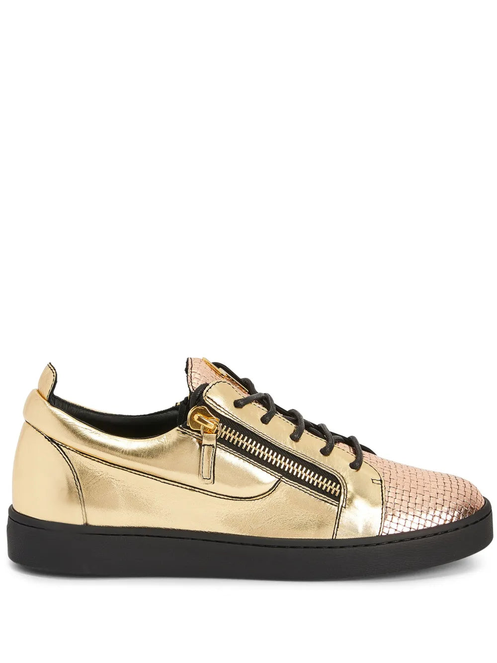 Giuseppe Zanotti Frankie Double-Zip Low-Top Sneakers