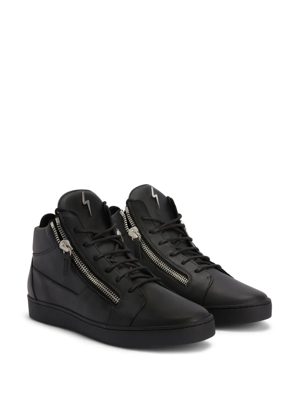 Giuseppe Zanotti Kriss Leather Mid-Top Sneakers
