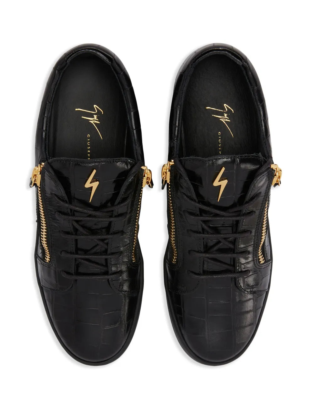 Giuseppe Zanotti Frankie Double-Zip Low-Top Sneakers