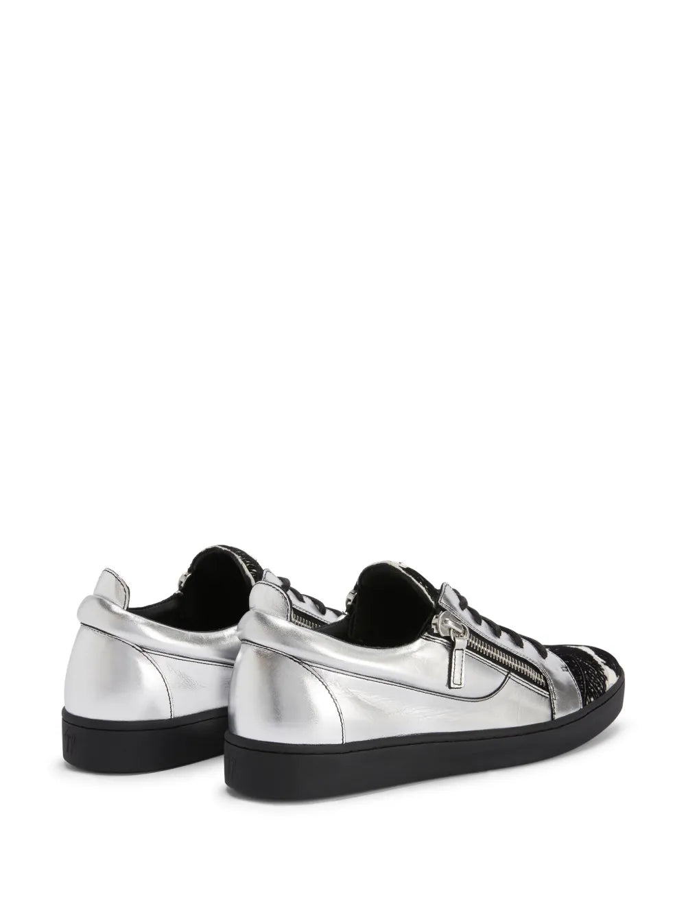 Giuseppe Zanotti Frankie Double-Zip Low-Top Sneakers