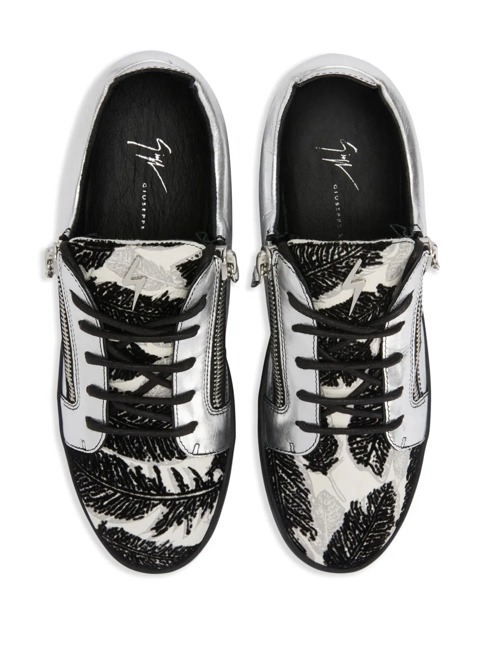 Giuseppe Zanotti Frankie Double-Zip Low-Top Sneakers