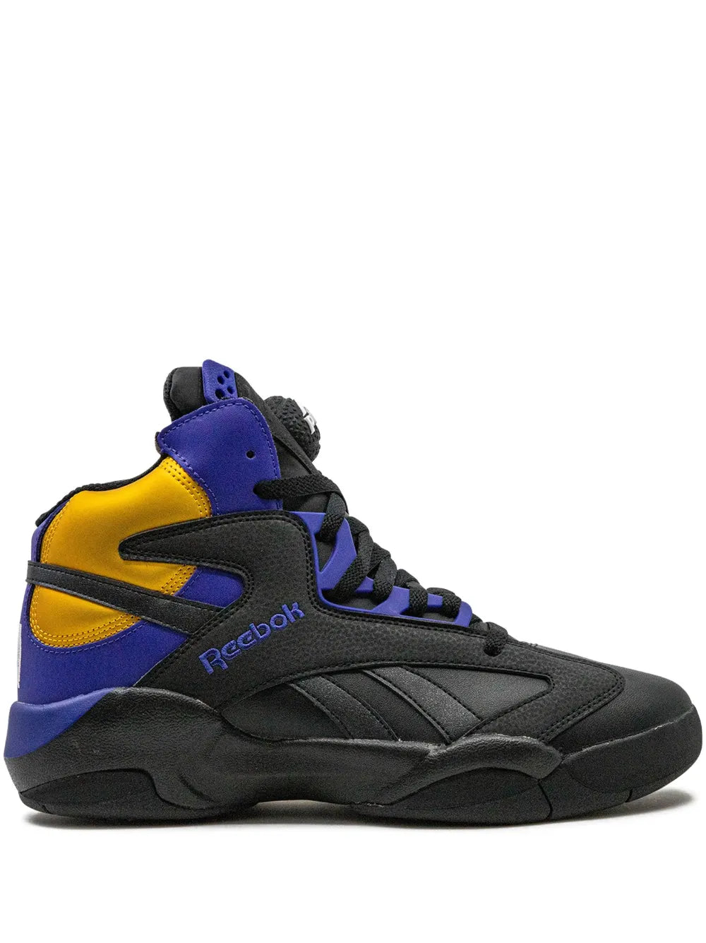 Reebok Shaq Attaq Core Black/Bold Purple/Collegiate Gold Sneakers
