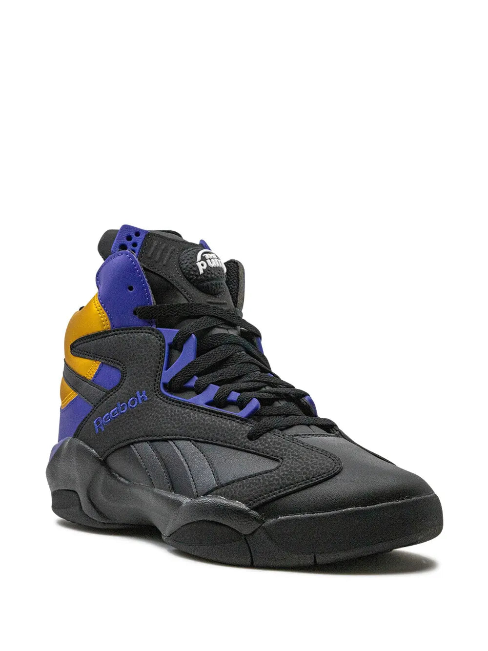 Reebok Shaq Attaq Core Black/Bold Purple/Collegiate Gold Sneakers