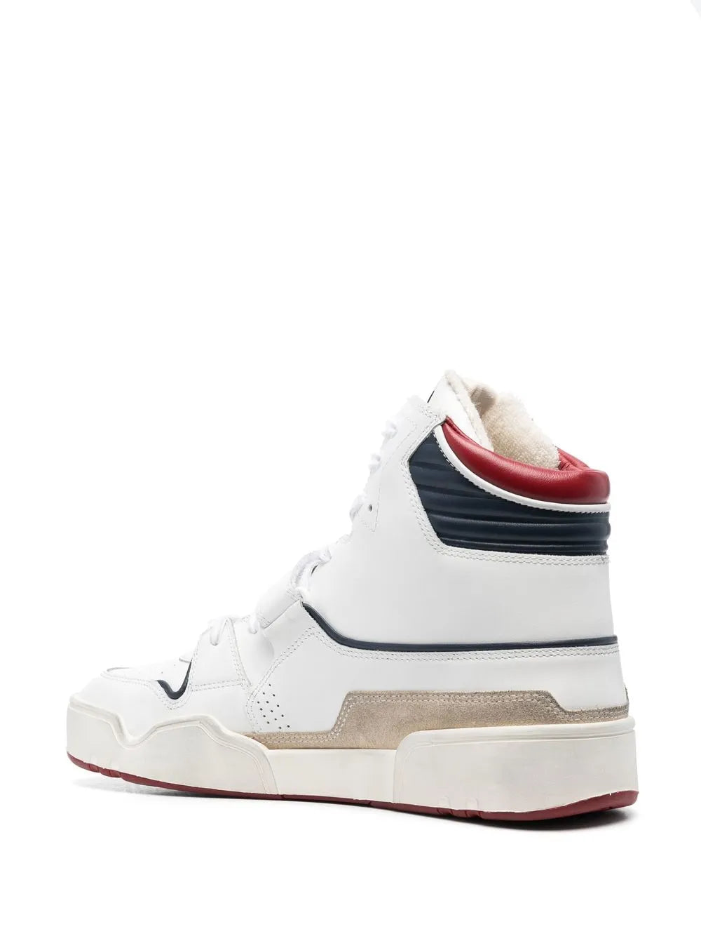 Marant Alseeh High-Top Leather Sneakers