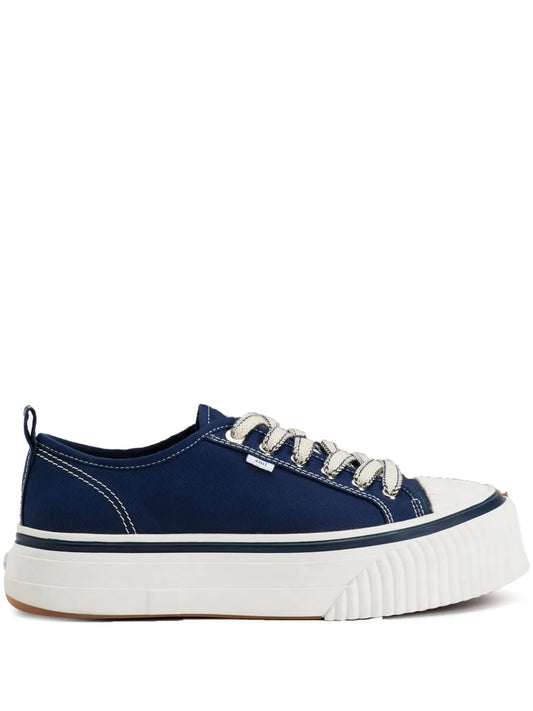 Ami Paris Platform Lace-Up Low-Top Sneakers