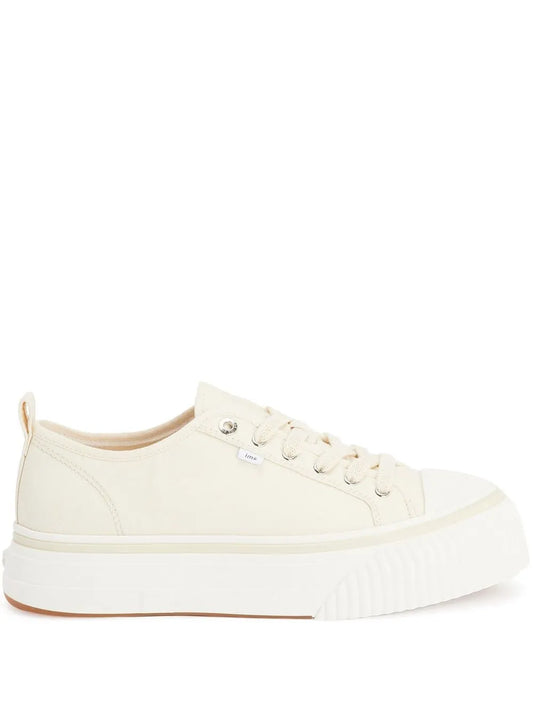 Ami Paris Canvas Low-Top Sneakers