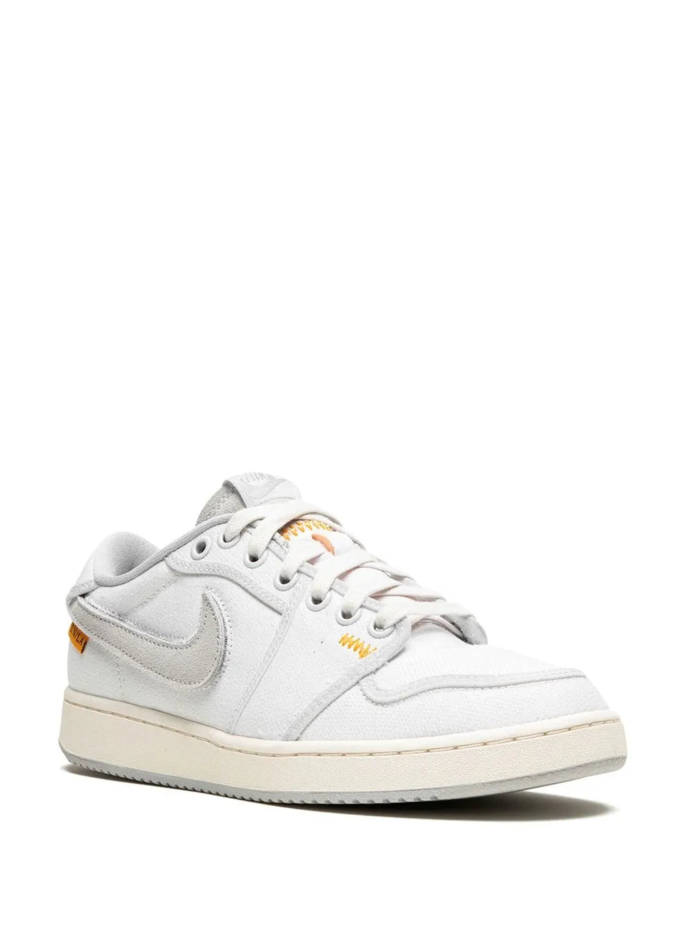 Jordan X Union La Air Jordan 1 Ko Low White Canvas Sneakers
