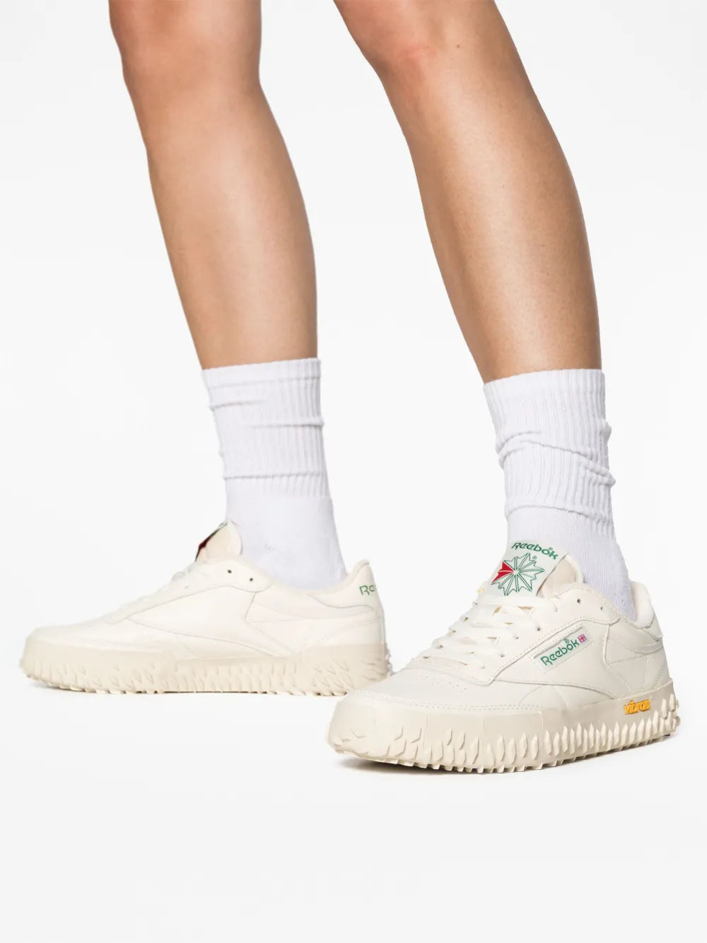 Reebok Club C Vibram Leather Sneakers