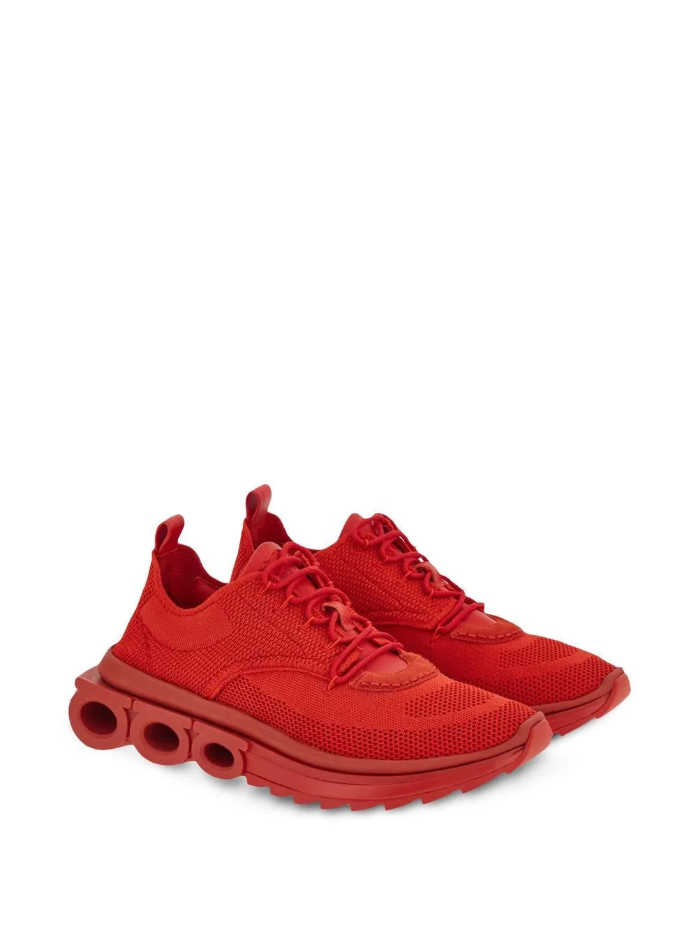 Ferragamo Knitted Running Sneakers