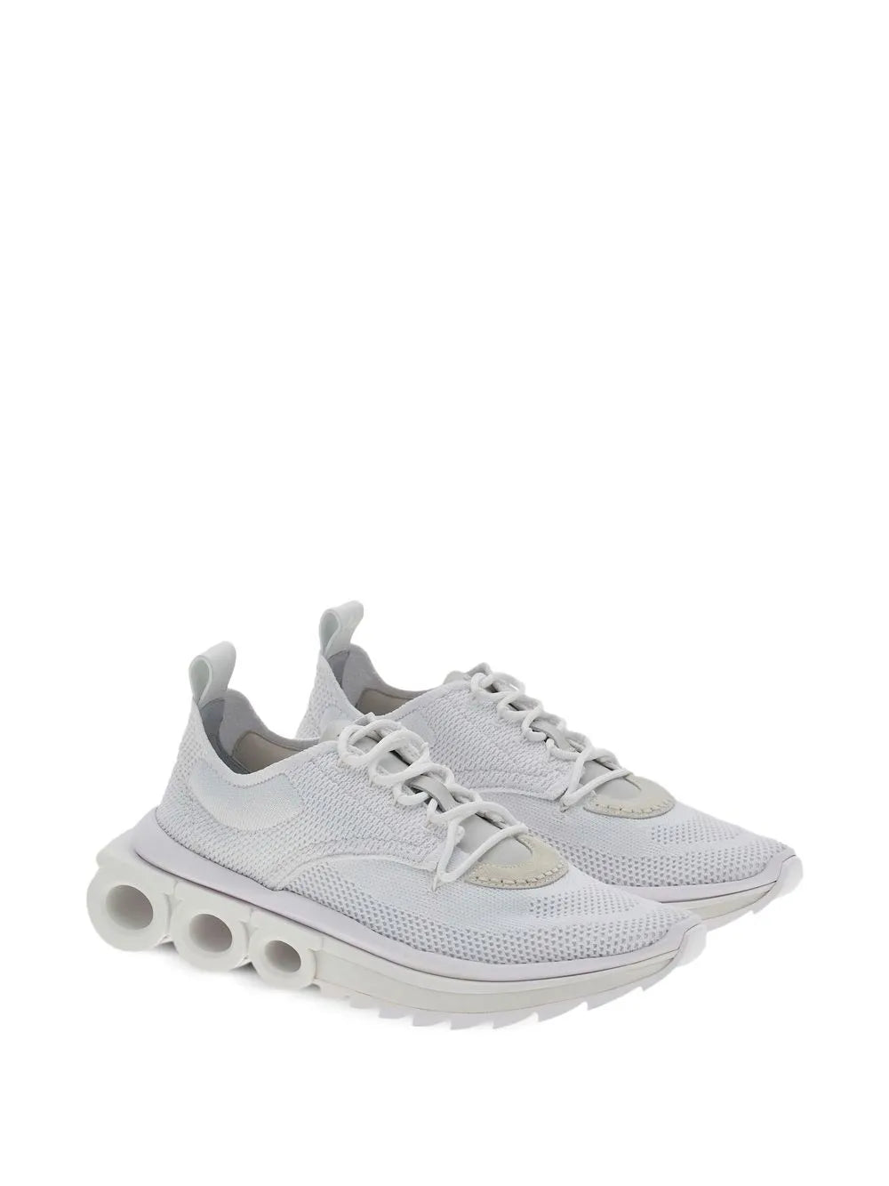Ferragamo Knitted Running Sneakers