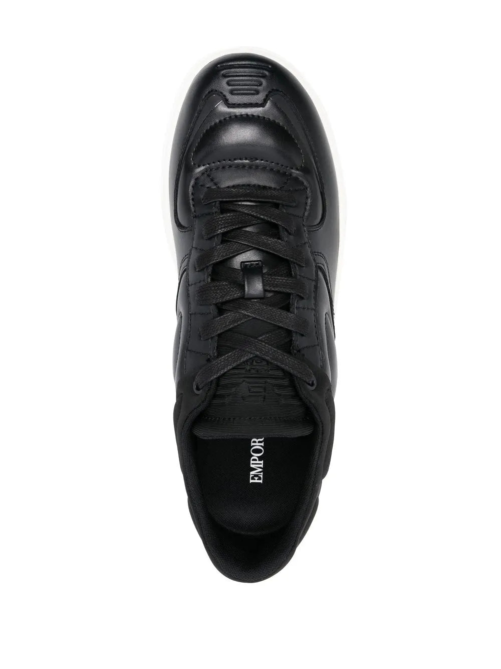 Emporio Armani Quilted Hybrid Lace-Up Sneakers