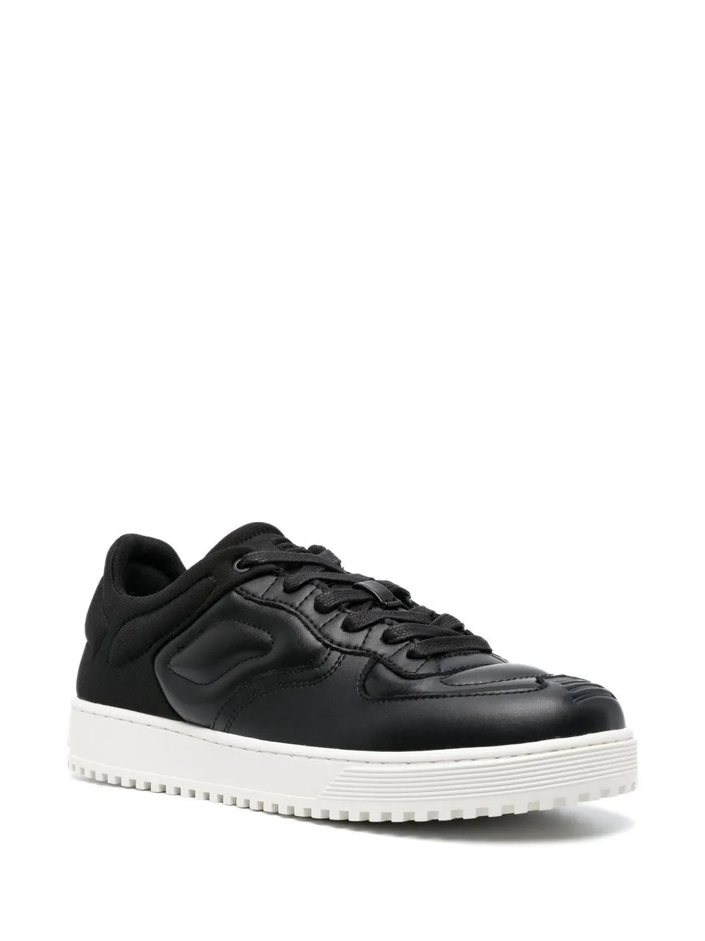 Emporio Armani Quilted Hybrid Lace-Up Sneakers