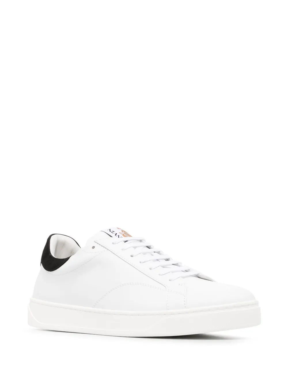Lanvin Ddb0 Low-Top Leather Sneakers