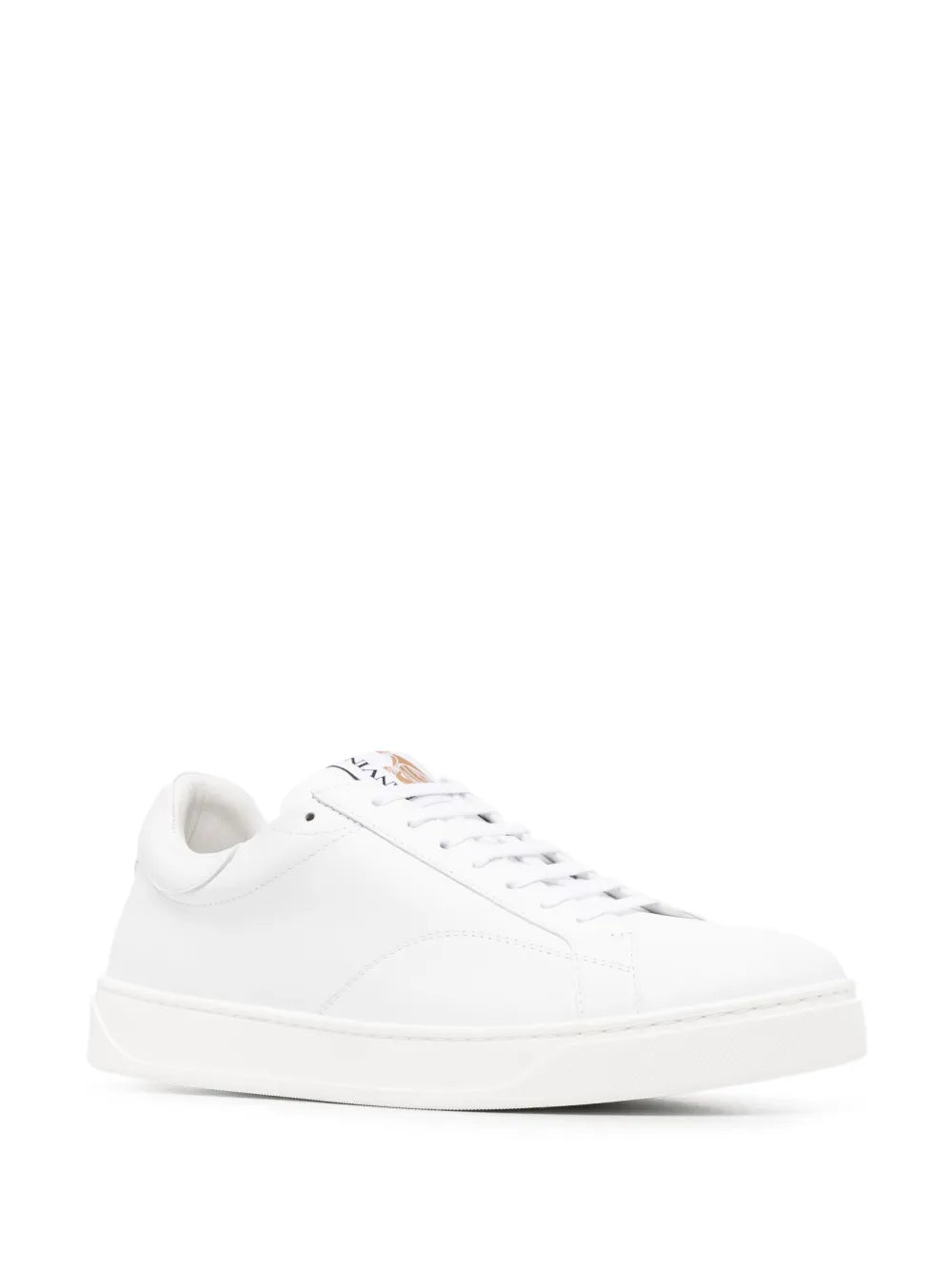 Lanvin Ddb0 Low-Top Leather Sneakers