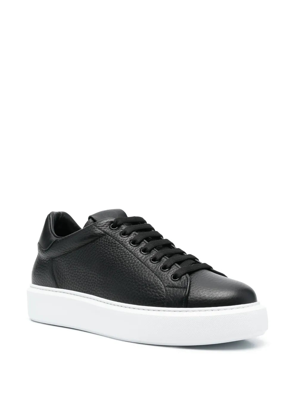Giuliano Galiano Lace-Up Calf-Leather Sneakers