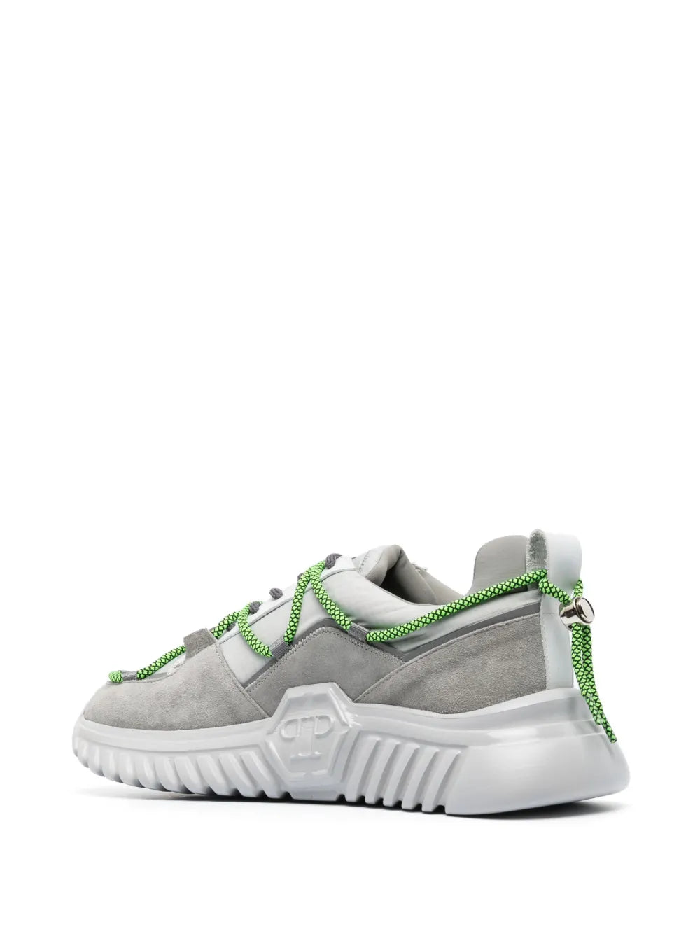 Philipp Plein Suede-Panelling Low-Top Sneakers
