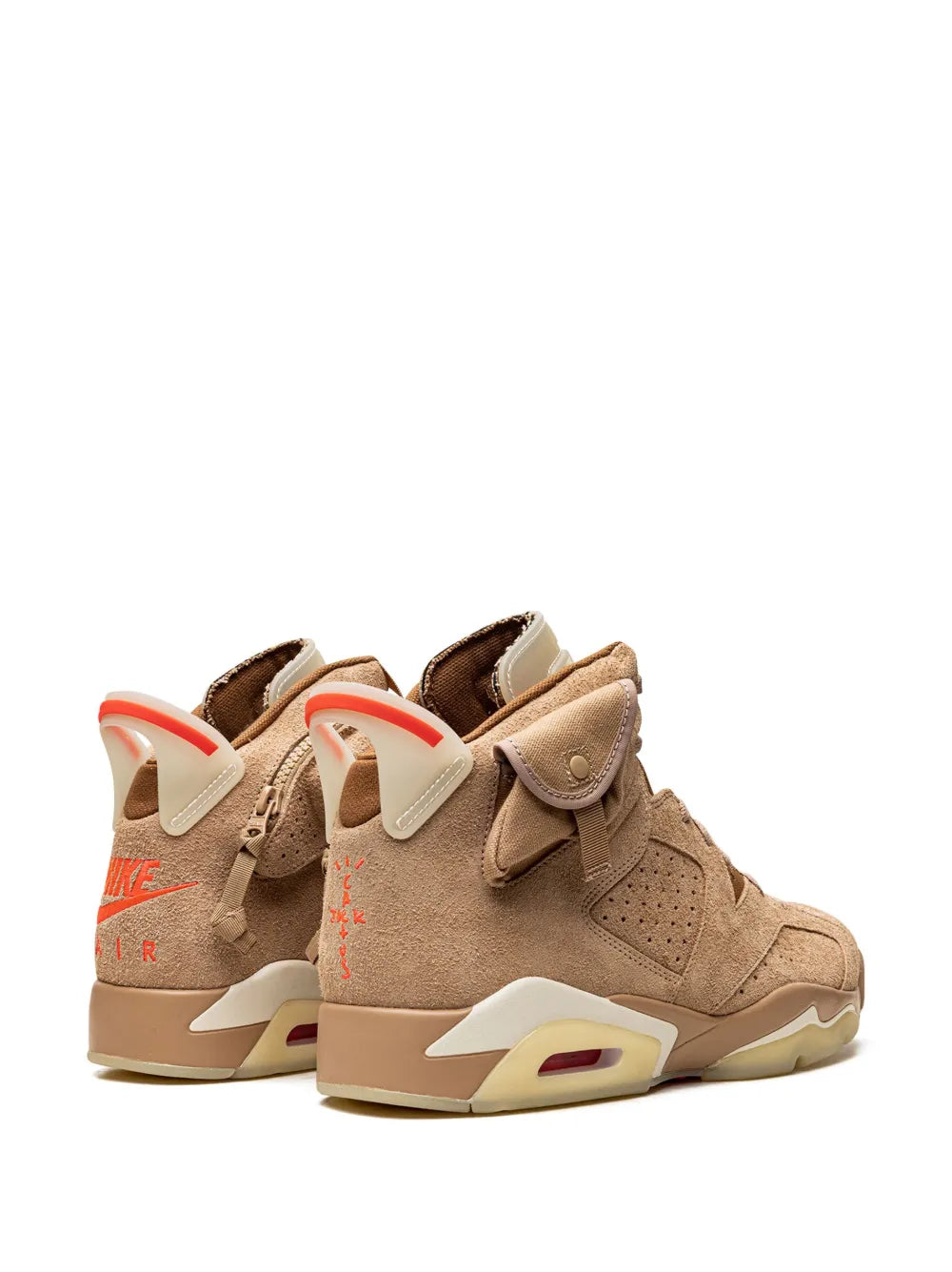Jordan X Travis Scott Air Jordan 6 Retro Sp British Khaki Promo Sample Sneakers