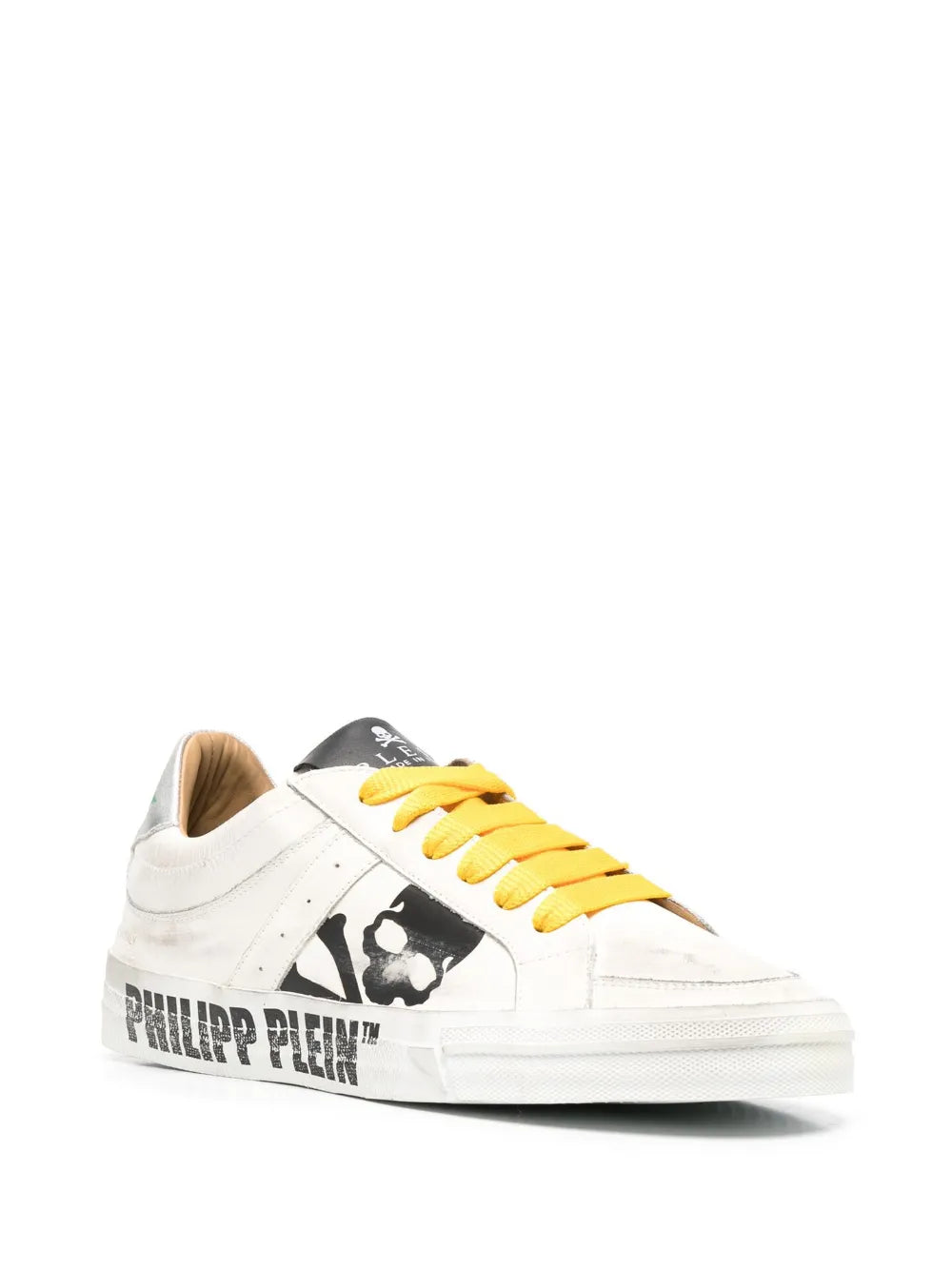 Philipp Plein Retrokickz Tm Leather Sneakers
