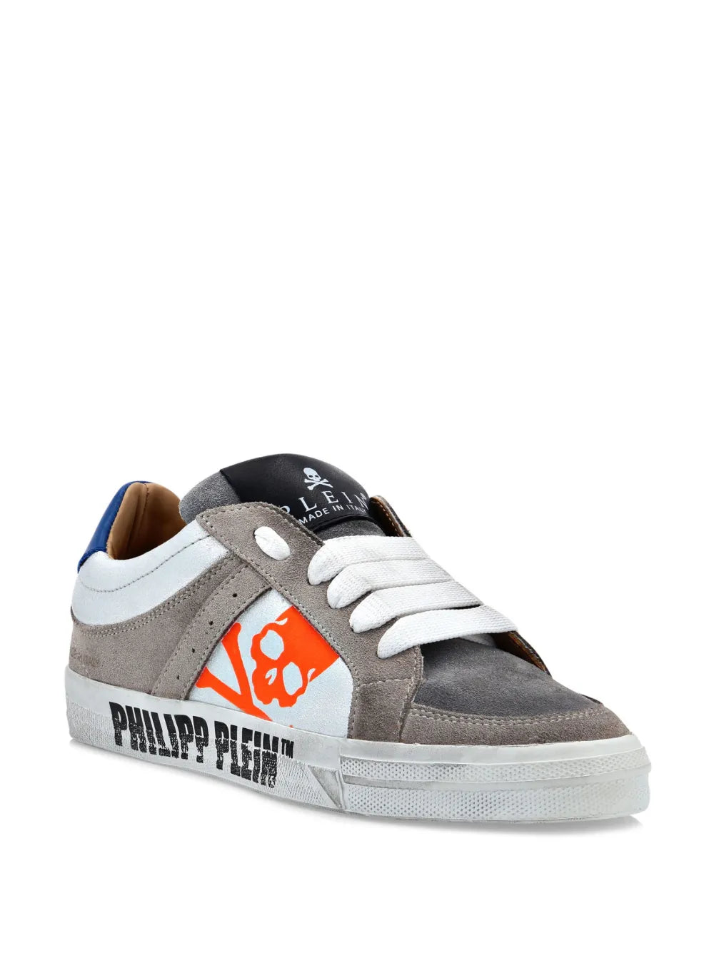 Philipp Plein Retrokickz Tm Leather Sneakers