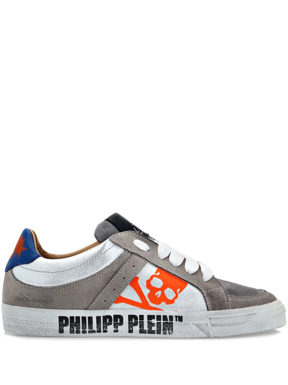 Philipp Plein Retrokickz Tm Leather Sneakers