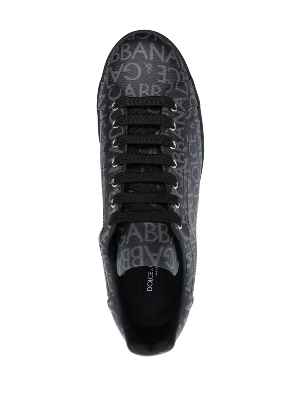 Dolce & Gabbana Portofino Coated Jacquard Sneakers
