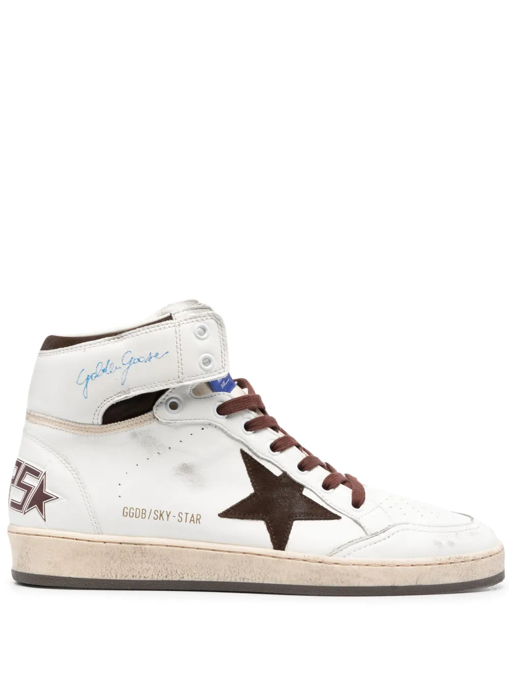 Golden Goose Sky-Star High-Top Sneakers