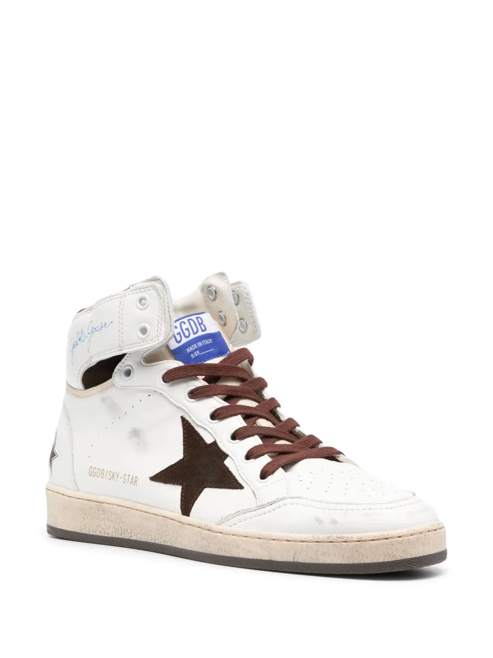 Golden Goose Sky-Star High-Top Sneakers