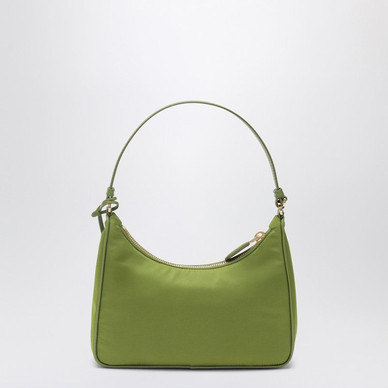 Prada Mini Re-Edition 2005 Bag In Ivy Re-Nylon And Saffiano Women