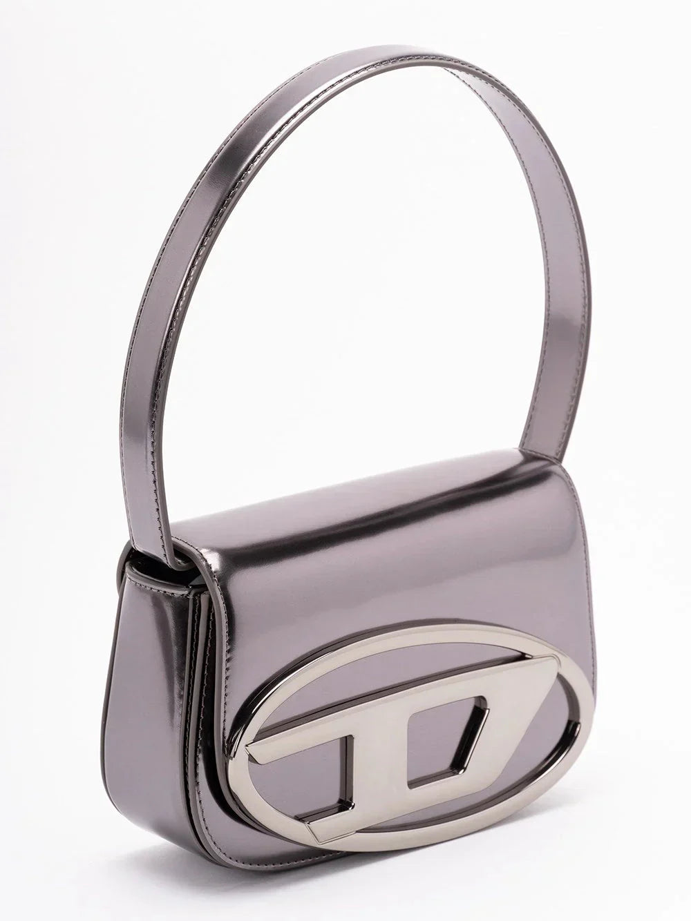 Diesel Women `1Dr` Iconic Shoulder Bag In Mirrored Leather