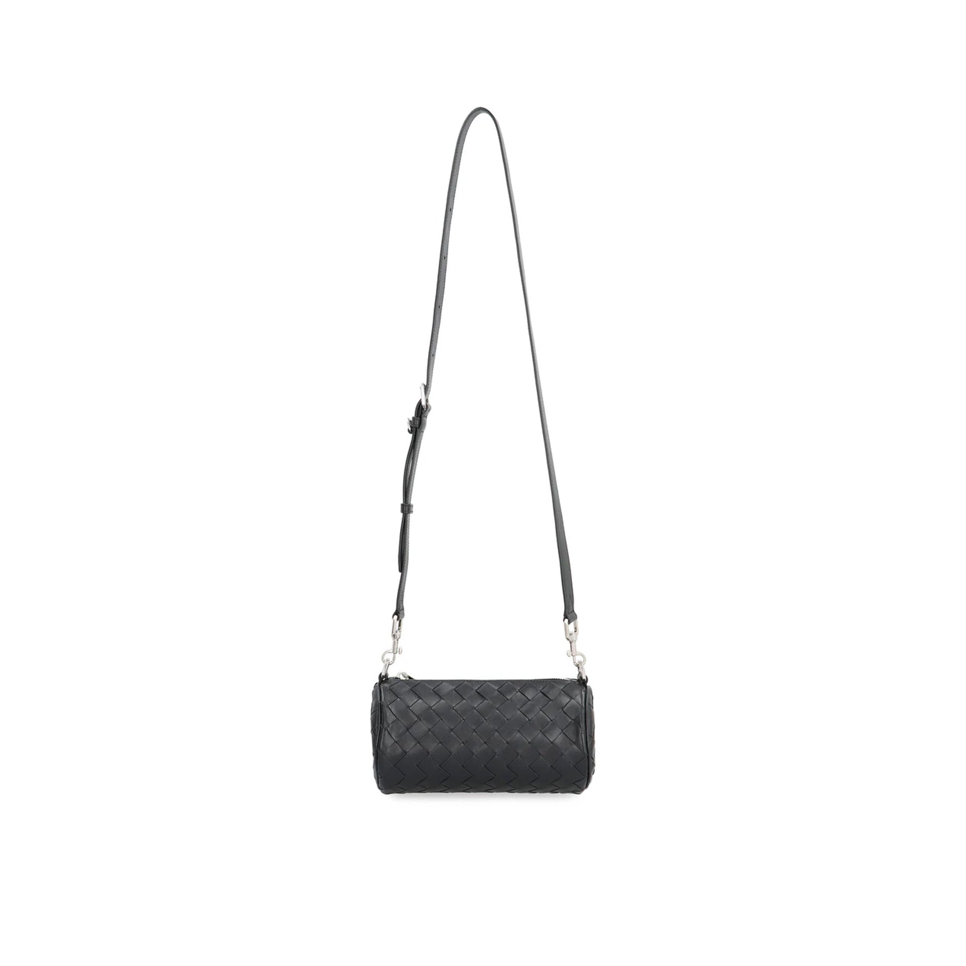 Bottega Veneta Barrell Mini Intrecciato Leather Bag Men