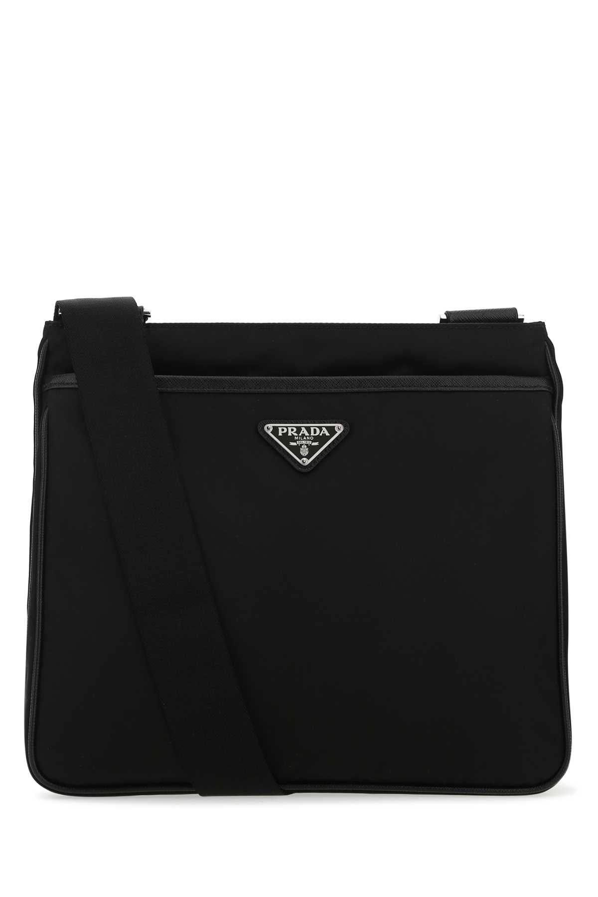 Prada Men Black Re-Nylon Crossbody Bag