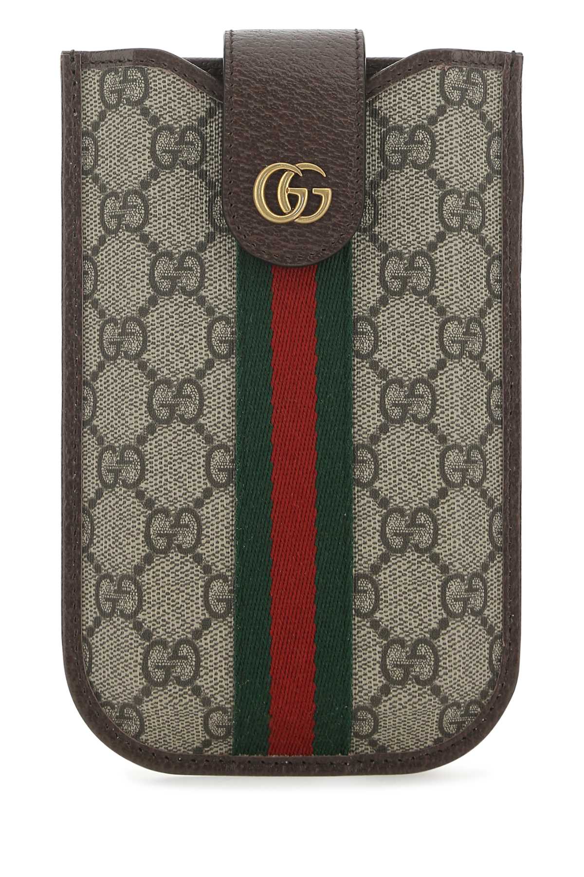 Gucci Men Gg Supreme Fabric Mini Ophidia Crossbody Bag