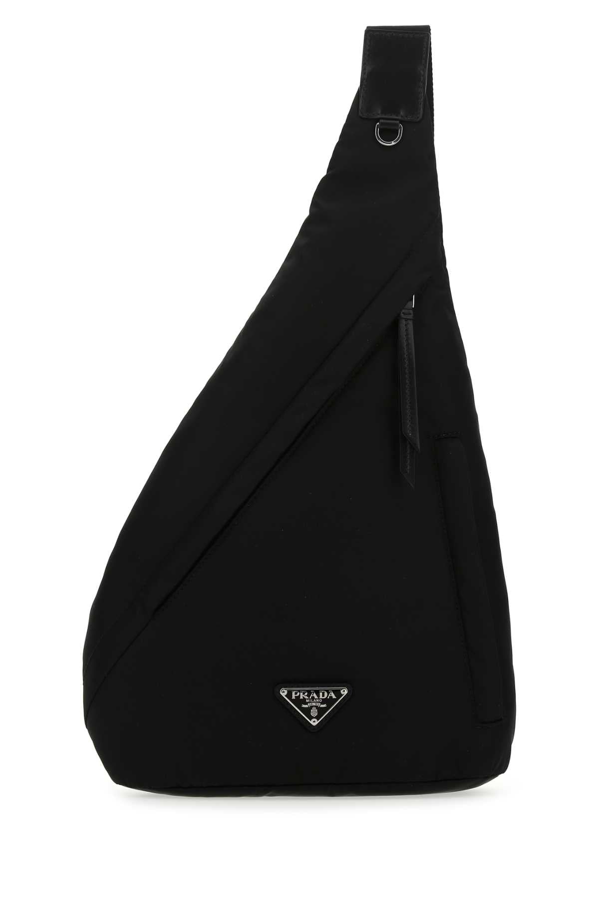 Prada Men Black Re-Nylon Backpack