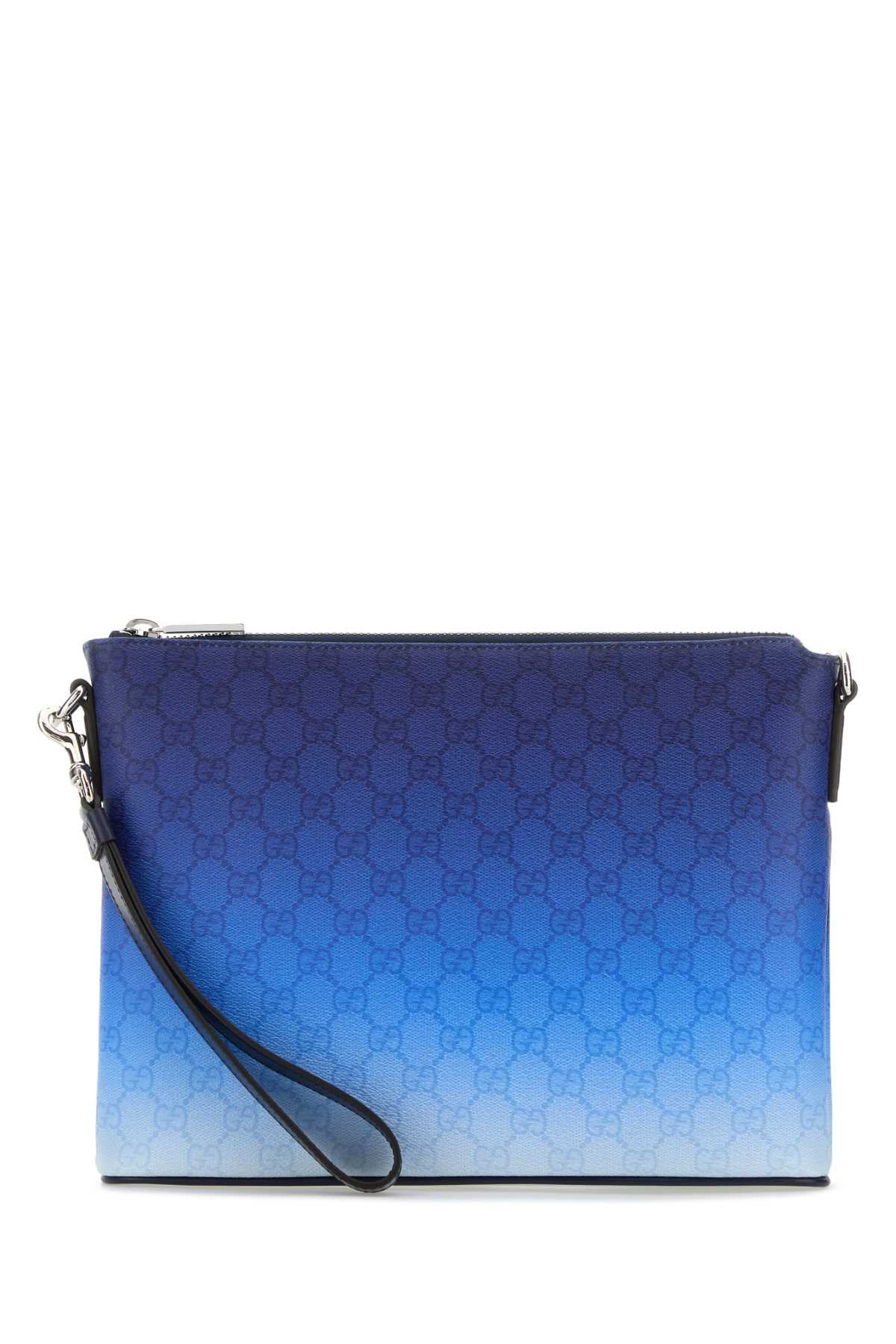 Gucci Men Printed Canvas Clutch