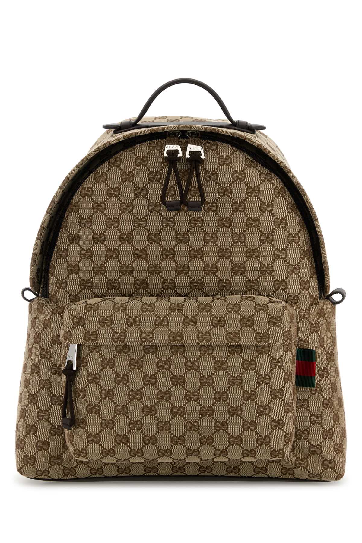 Gucci Men Gg Fabric Backpack