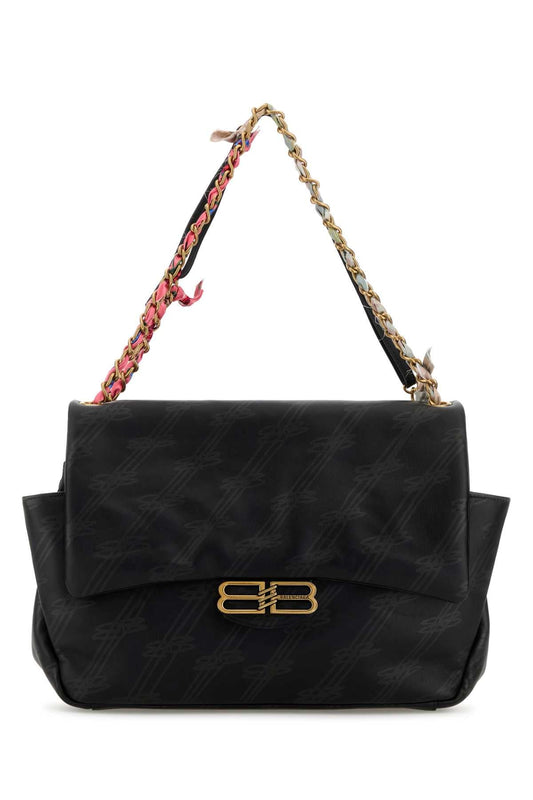 Balenciaga Women Printed Leather Medium Darling Shoulder Bag