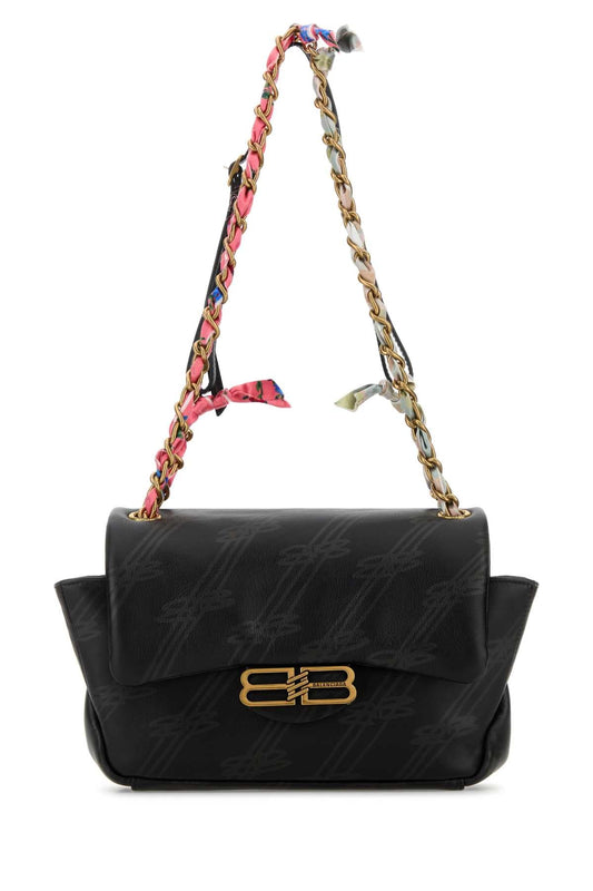Balenciaga Women Printed Leather Mini Darling Shoulder Bag