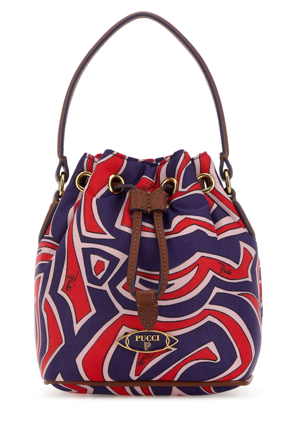 Emilio Pucci Women Printed Canvas Bucket Bag