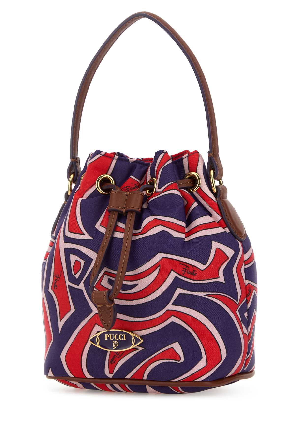 Emilio Pucci Women Printed Canvas Bucket Bag