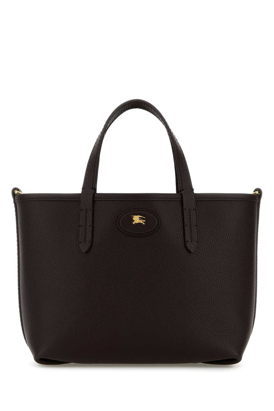 Burberry Women Dark Brown Mini Bloomsbury Reversible Handbag