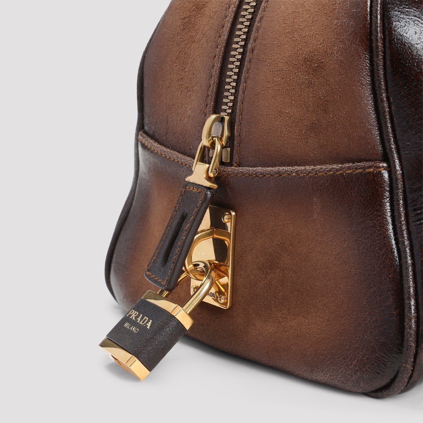 Prada Calf Leather Handbag Women