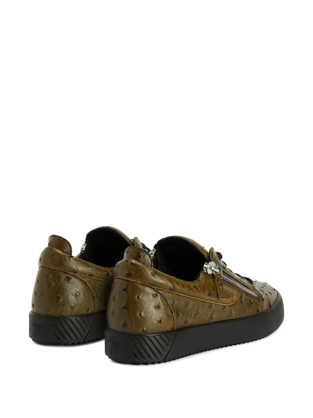 Giuseppe Zanotti Frankie Double-Zip Low-Top Sneakers