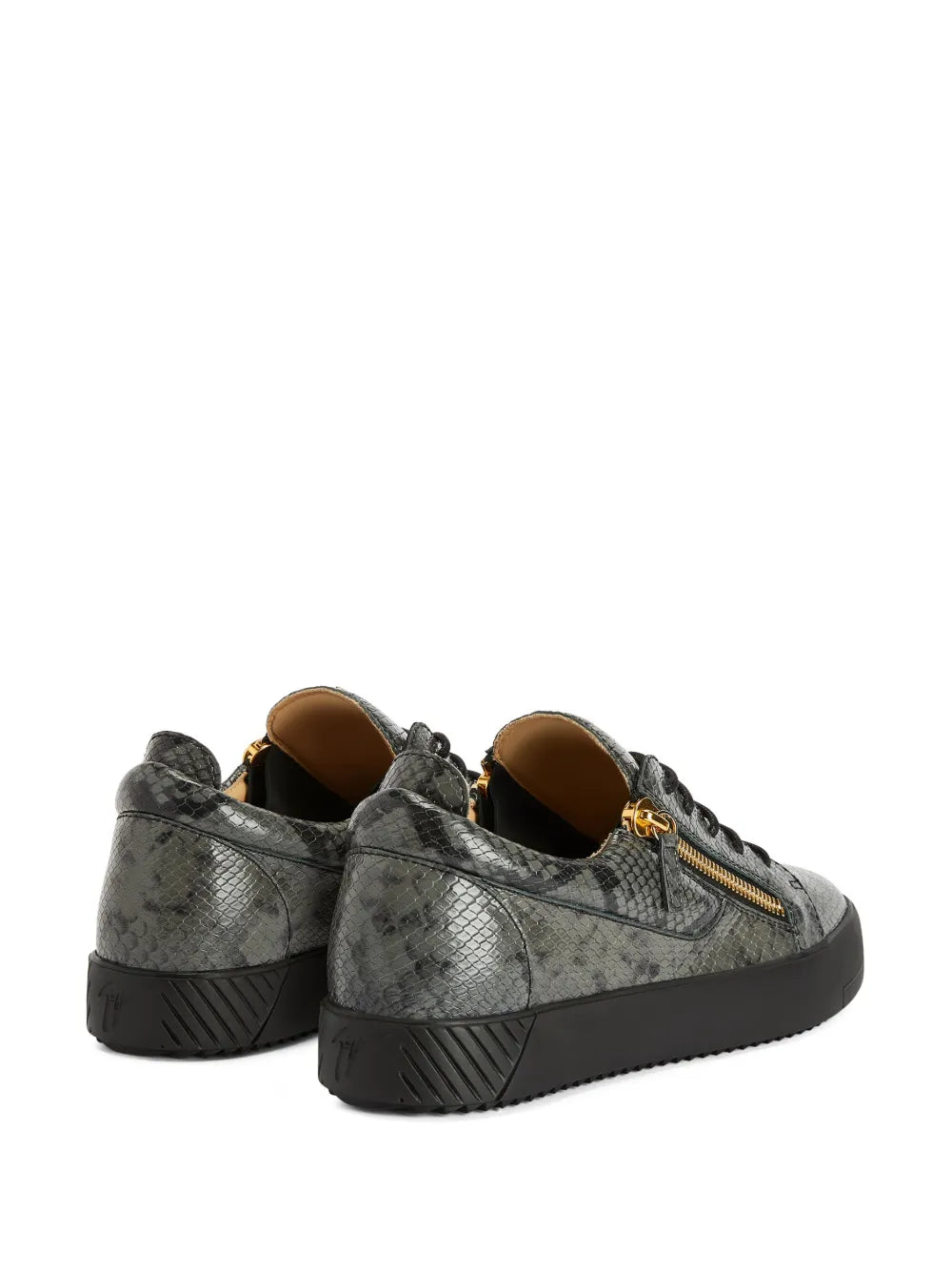 Giuseppe Zanotti Frankie Double-Zip Low-Top Sneakers
