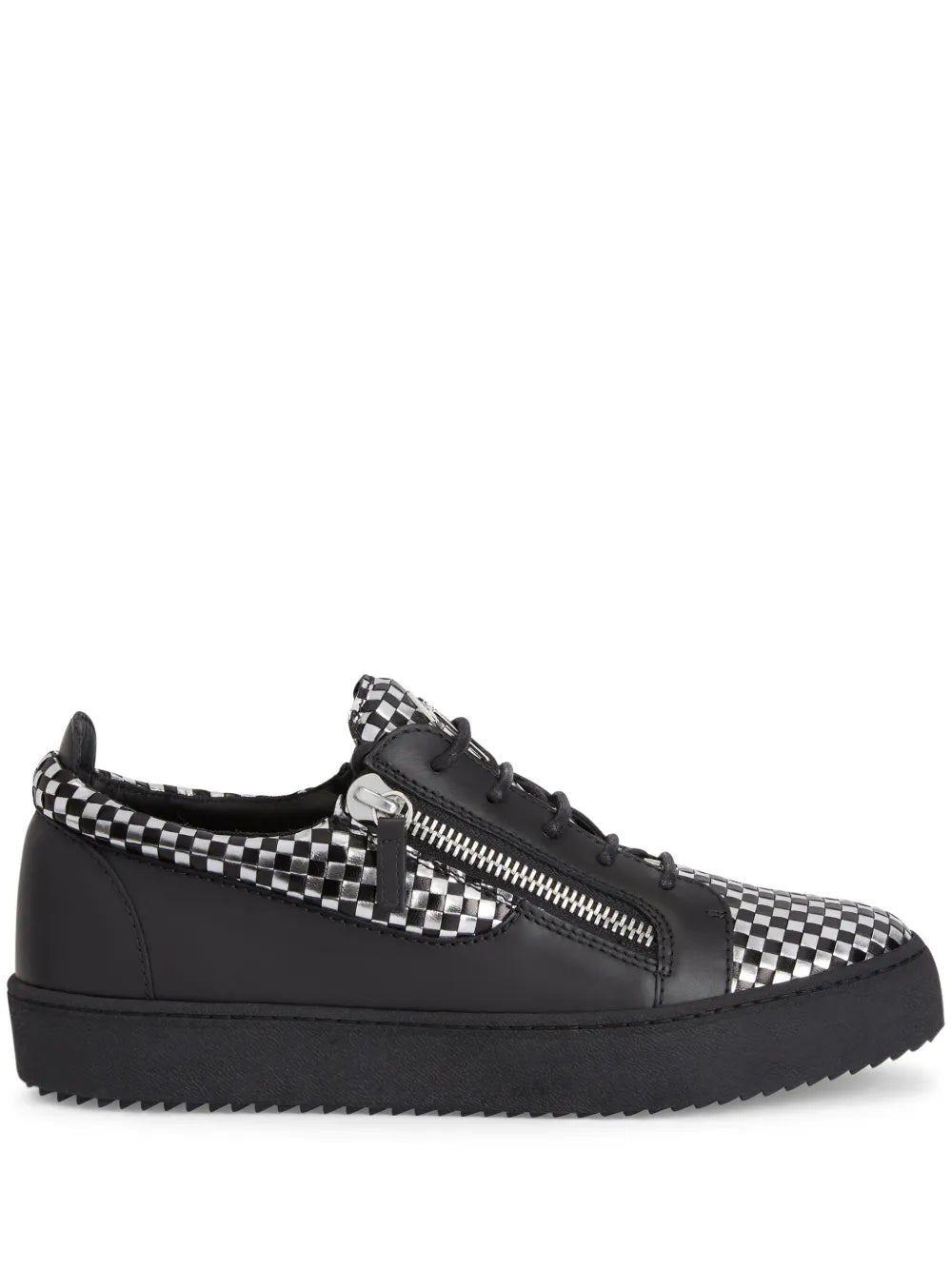 Giuseppe Zanotti Frankie Double-Zip Low-Top Sneakers