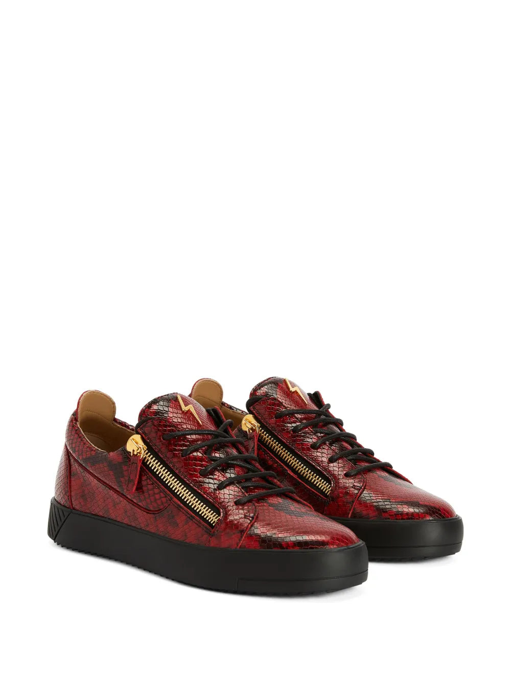 Giuseppe Zanotti Frankie Double-Zip Low-Top Sneakers