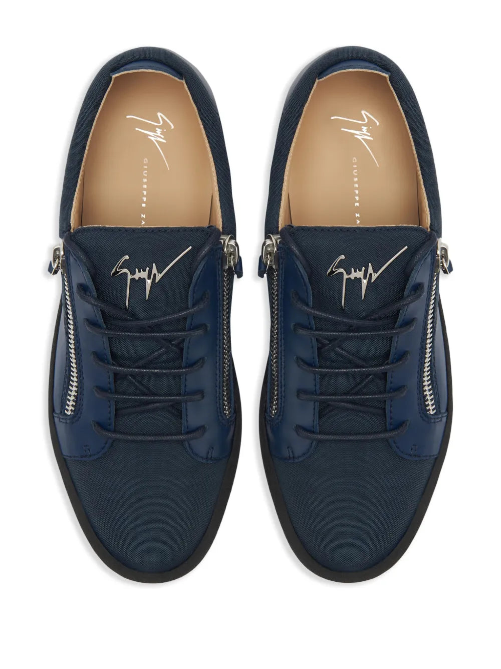 Giuseppe Zanotti Frankie Double-Zip Low-Top Sneakers