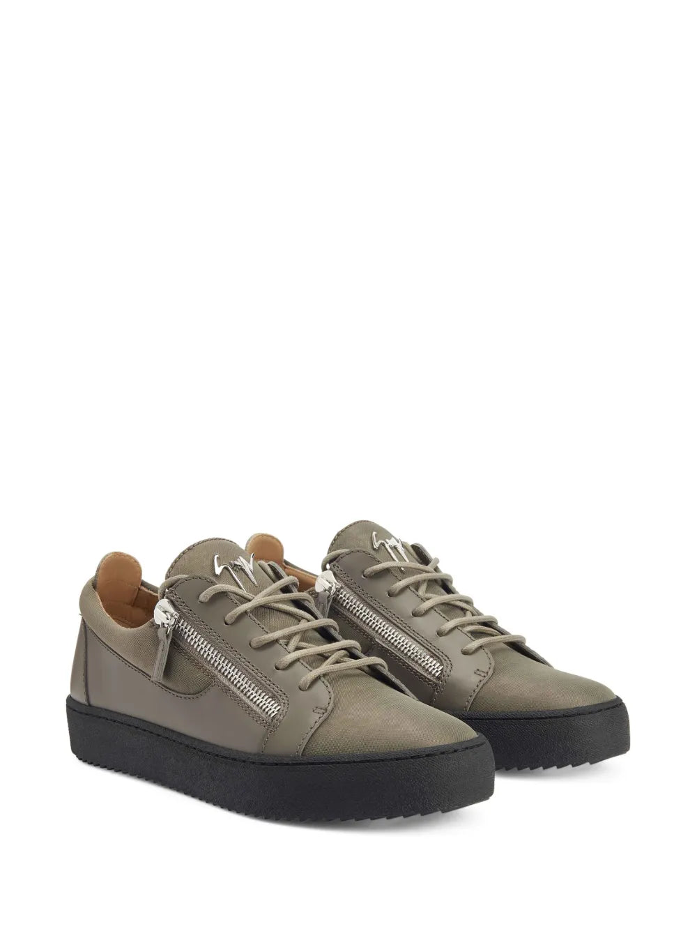Giuseppe Zanotti Frankie Double-Zip Low-Top Sneakers