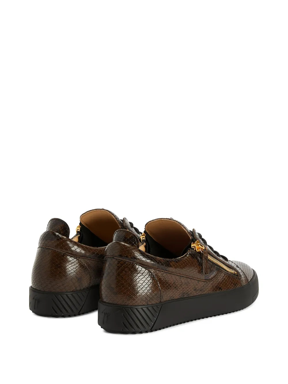 Giuseppe Zanotti Frankie Double-Zip Low-Top Sneakers