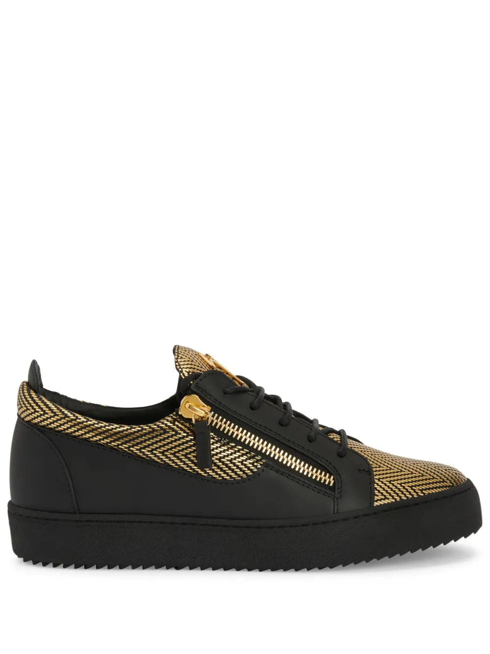 Giuseppe Zanotti Frankie Double-Zip Low-Top Sneakers